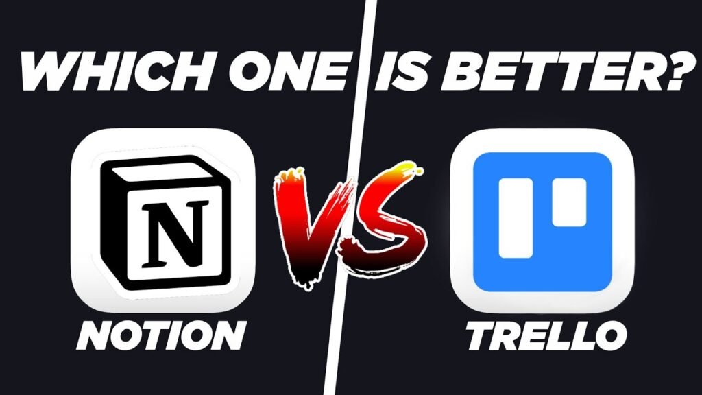 Notion vs Trello comparison dashboard 2026