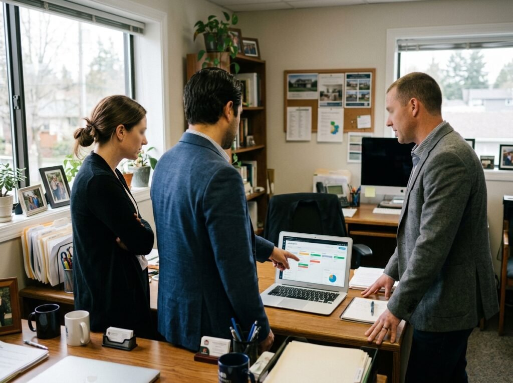 small real estate team weekly pipeline review meeting